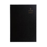 2027 Calendar Year Planner - 12 Month A4 2 Pages to a Day Diary - Hard Cover in Black - Collins Debden Standard Desk Range (47.99-27)