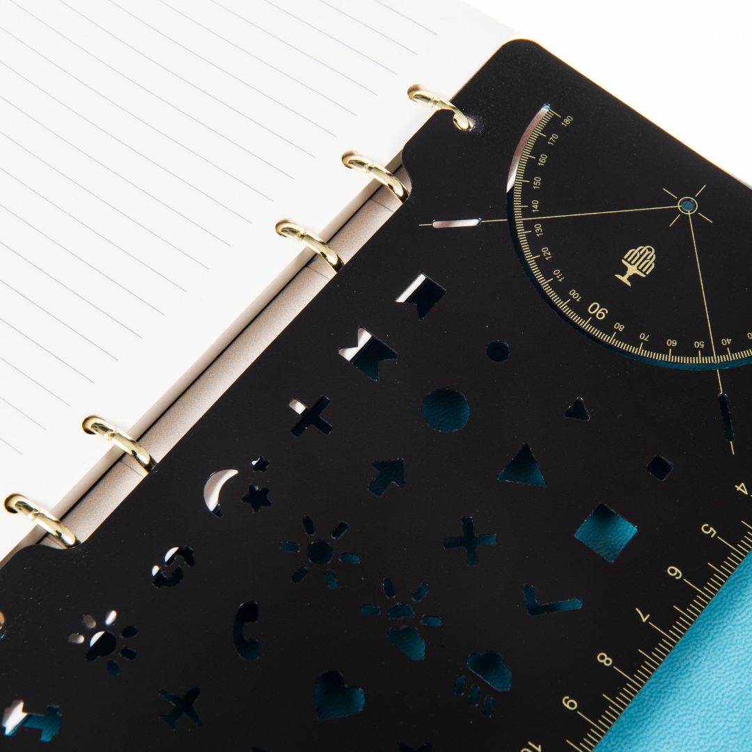 Undated Week-to-View Personal Dayplanner - Soft Cover Fashion - Brush Strokes (PRSTU3.BS)