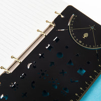 Undated Week-to-View Personal Dayplanner - Soft Cover Fashion - Brush Strokes (PRSTU3.BS)