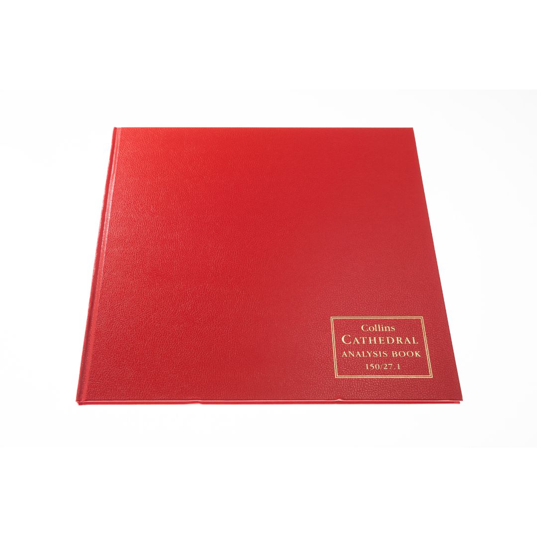 Cathedral -  Accounts Book Analysis 27 Cash Columns - Red (150/27.1)