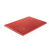 Cathedral -  Accounts Book 12 Cash Columns - Red (69/12.1)