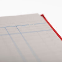 Cathedral -  Accounts Book Analysis  7 Debit, 14 Credit Columns - Red (150/7/14.1)