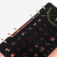 Undated Week-to-View Personal Dayplanner - Soft Cover Fashion - Geometric Shapes (PRSTU3.TR)