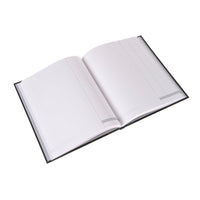 Ideal - Quarto Cashbook Casebound  Double Cash - 192 Pages  - Black (574)