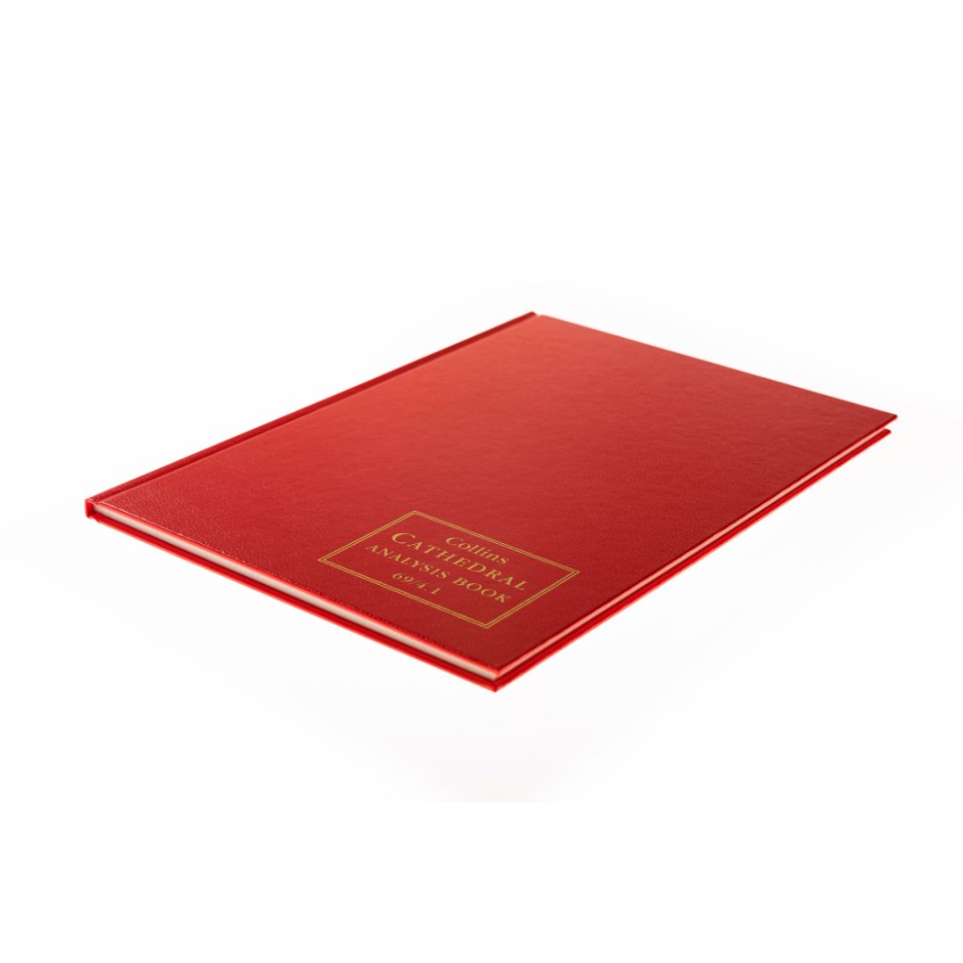 Cathedral -  Accounts Book  4 Cash Columns  - Red (69/4.1)