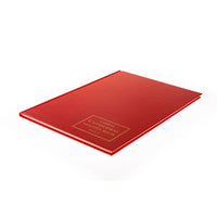 Cathedral -  Accounts Book  4 Cash Columns  - Red (69/4.1)