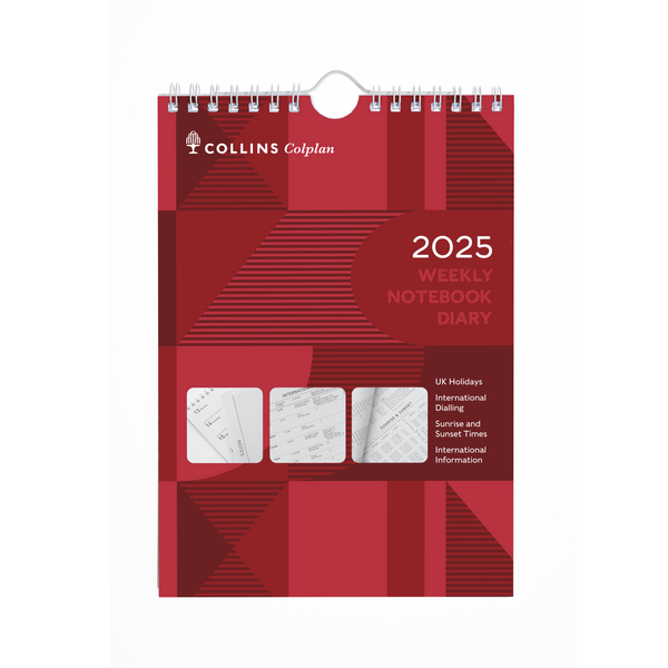 Colplan A5 WeekToView Diary 2025 CalendarYearPlanner