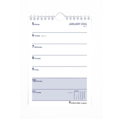Colplan - A5 - Week-To-View Wall Planner - 2026 Calendar Year Diary