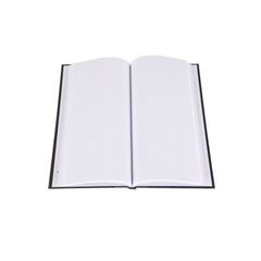 Ideal - A4 Slim Cashbook Casebound  Feint - 192 Pages  - Black (6228)