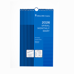 Colplan - 178 x 305mm - Monthly - Diary - 2026 Calendar Year Planner