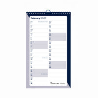 2027 Calendar Year Planner - 12 Month 305x178mm Monthly Diary - in Blue - Collins Debden Colplan Range (64-27)