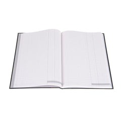 Ideal - A4 Cashbook Casebound  Double Cash - 192 Pages  - Black (6424)