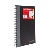 Ideal - A4 Cashbook Wiro Feint - 192 Pages  - Black (6428W)