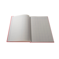 Cathedral -  Accounts Book 10 Cash Columns  - Red (69/10.1)