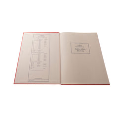 Cathedral -  Accounts Book 3 Cash Columns  - Red (69/3.1)