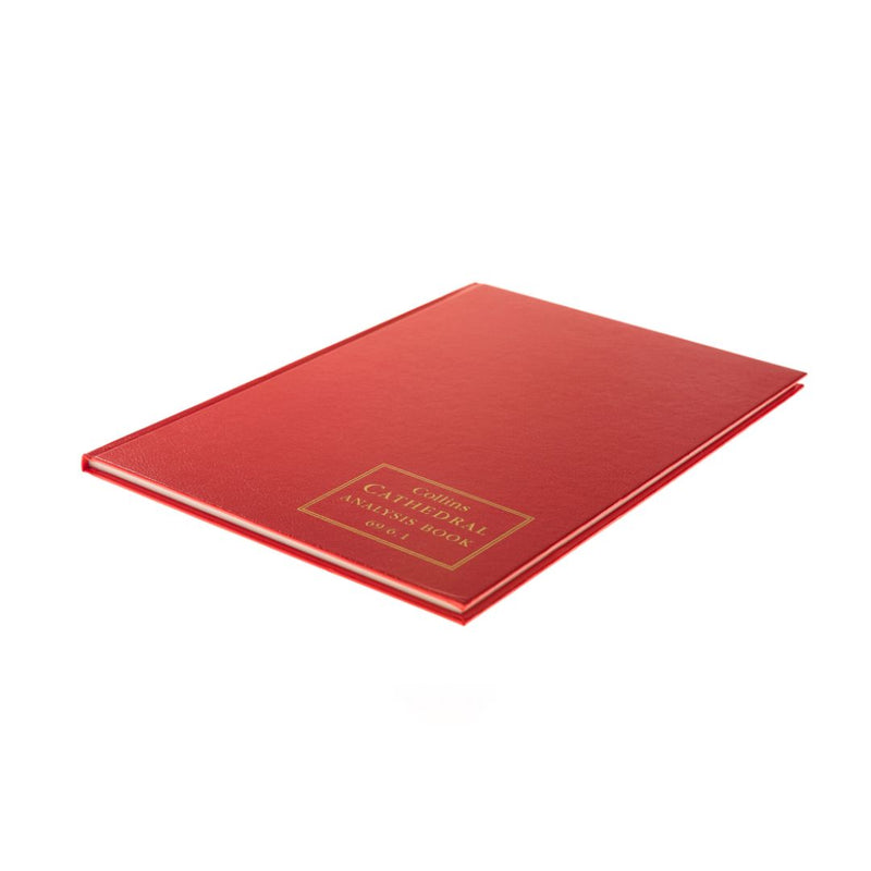 Cathedral -  Accounts Book 6 Cash Columns  - Red (69/6.1)