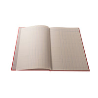 Cathedral -  Accounts Book 7 Cash Columns  - Red (69/7.1)