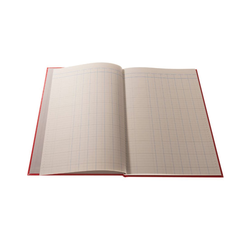 Cathedral -  Accounts Book 7 Cash Columns  - Red (69/7.1)