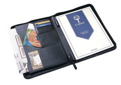 Conference Folder - Portfolio with Zip - Black A4 (7018)