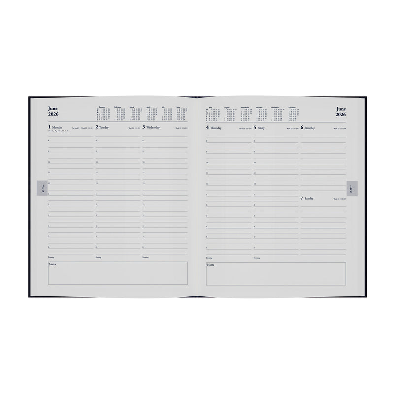 Standard Desk - Quarto - Week-To-View - Diary - 2026 Calendar Year Planner