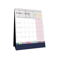 2027 Calendar - 12 Month Desk Month-to-View Calendar - Collins Debden Brighton Range (BTDC-27)