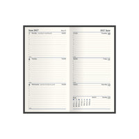 2027 Calendar Year Planner - 12 Month Slim 152x80mm Week-to-View Diary in Black - Collins Debden Classic Range (CAPV.99-27)