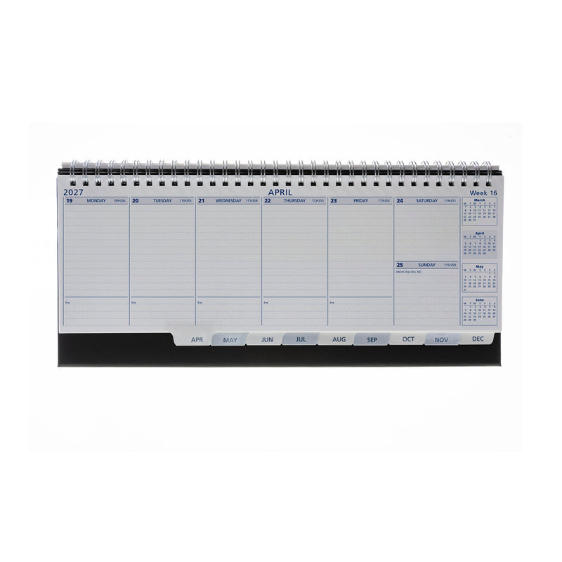 2027 Calendar Year Planner - 12 Month 105.5x300mm Week-to-View Diary - Collins Debden Colplan Range (CDL1-27)