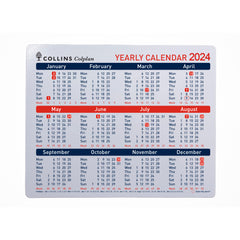 Colplan - A4 Yearly Calendar 2024 (CDS1-24)