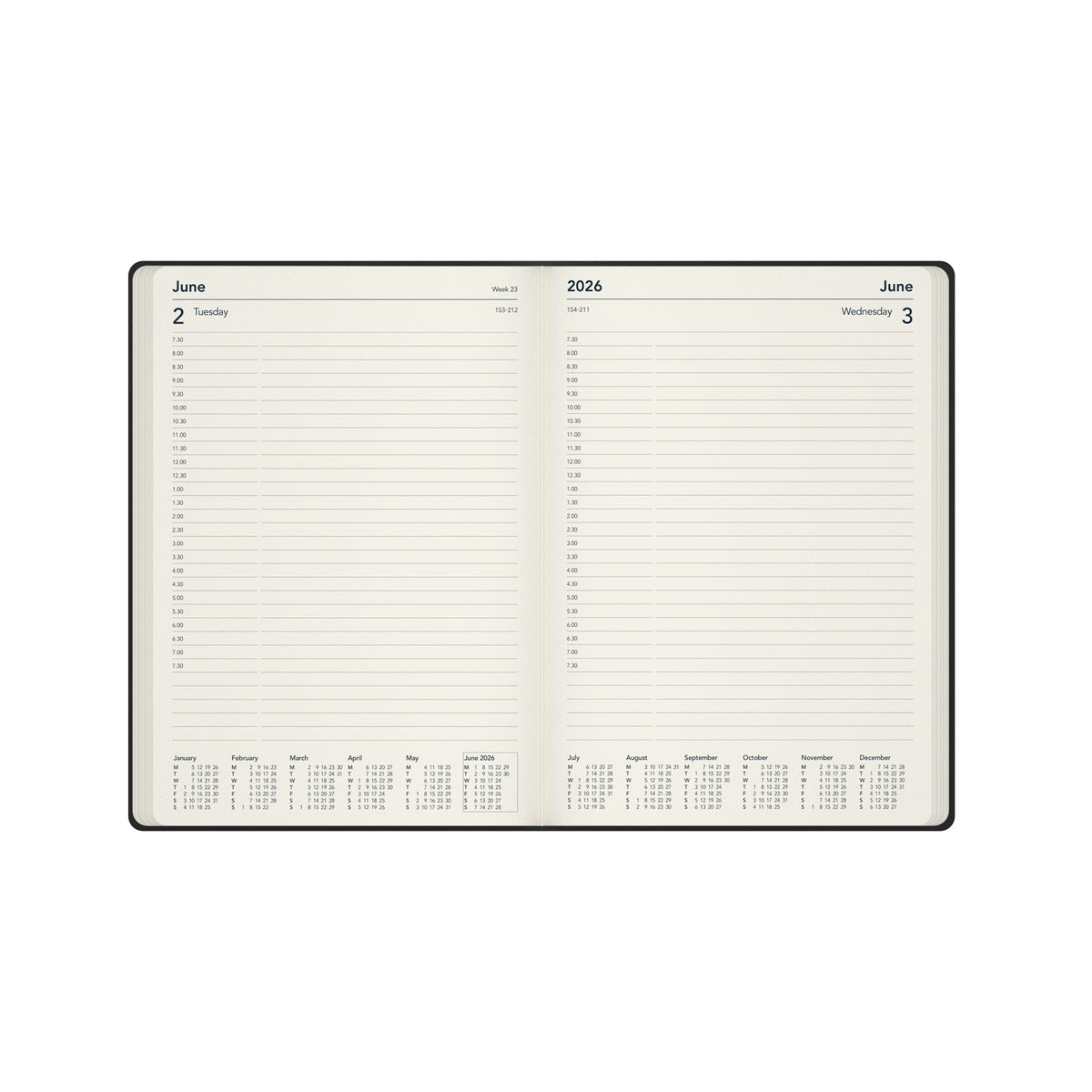 Legacy - A4  Day-To-Page Diary - 2026 Calendar Year Planner