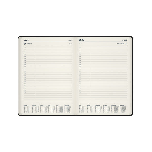 Legacy - A4  Day-To-Page Diary - 2026 Calendar Year Planner