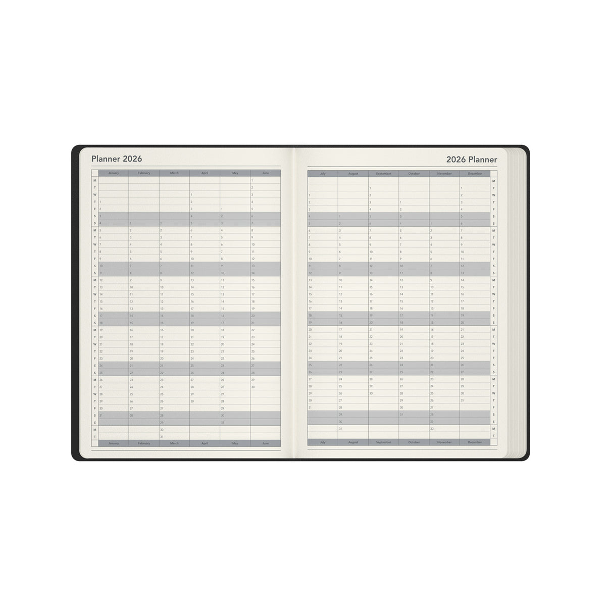 Legacy - A4  Day-To-Page Diary - 2026 Calendar Year Planner