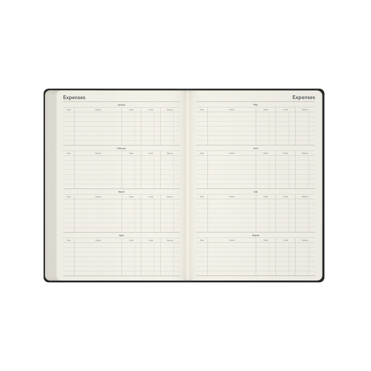 Legacy - A4  Day-To-Page Diary - 2026 Calendar Year Planner