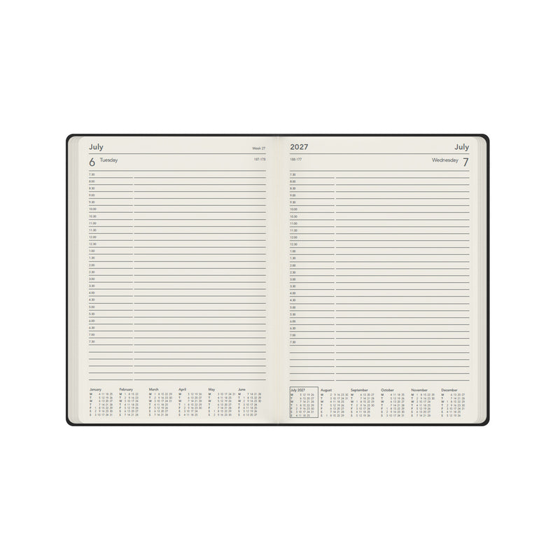 2027 Calendar Year Planner - 12 Month A4 Day-to-Page Diary - Hard Cover - Collins Debden Legacy Range