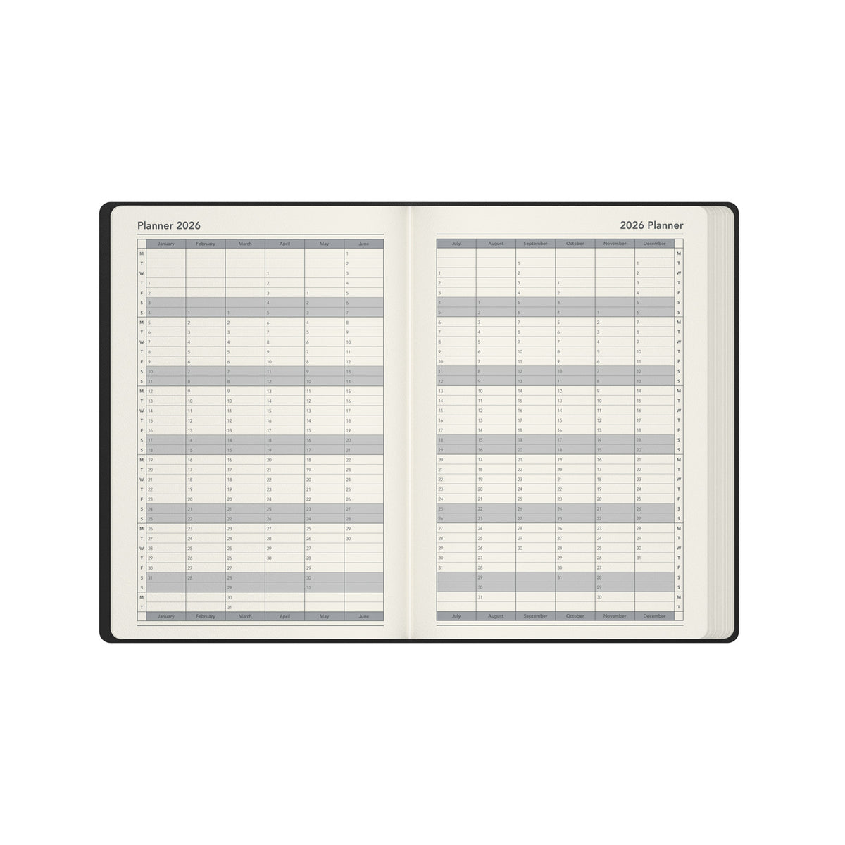 Legacy - A5 Week-To-View Diary - 2026 Calendar Year Planner