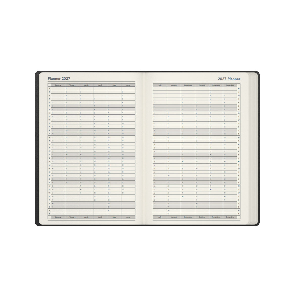 2027 Calendar Year Planner - 12 Month A5 Week-to-View Diary - Hard Cover - Collins Debden Legacy Range