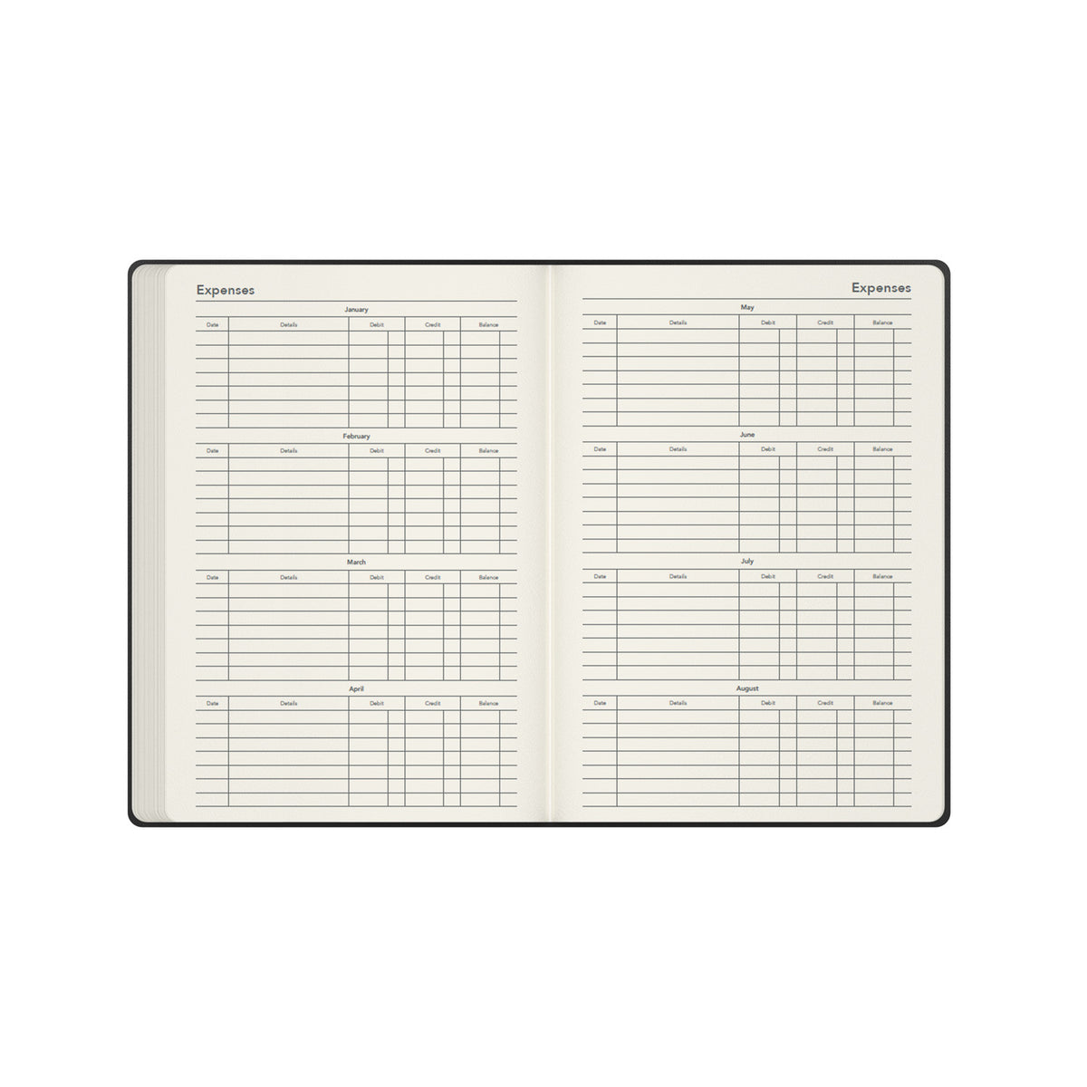 2027 Calendar Year Planner - 12 Month A5 Week-to-View Diary - Hard Cover - Collins Debden Legacy Range