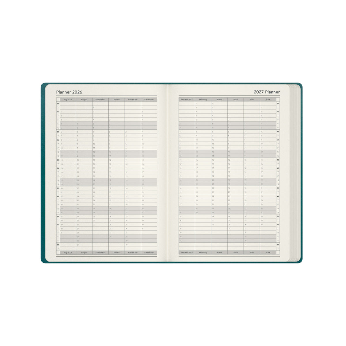 2026-2027 Mid Year Planner - 13 Month A5 Week-to-View Diary (August 2026 to September 2027) - Hard Cover - Collins Debden Legacy Range