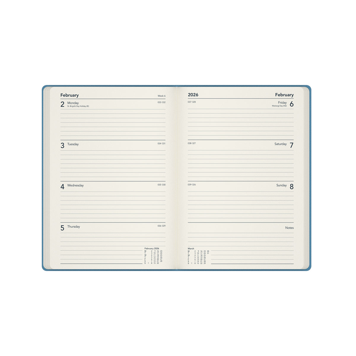 Legacy - A5 Week-to-View Mid/Academic Year Diary Planner 2025-2026