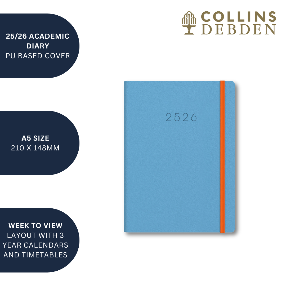 Legacy - A5 Week-to-View Mid/Academic Year Diary Planner 2025-2026