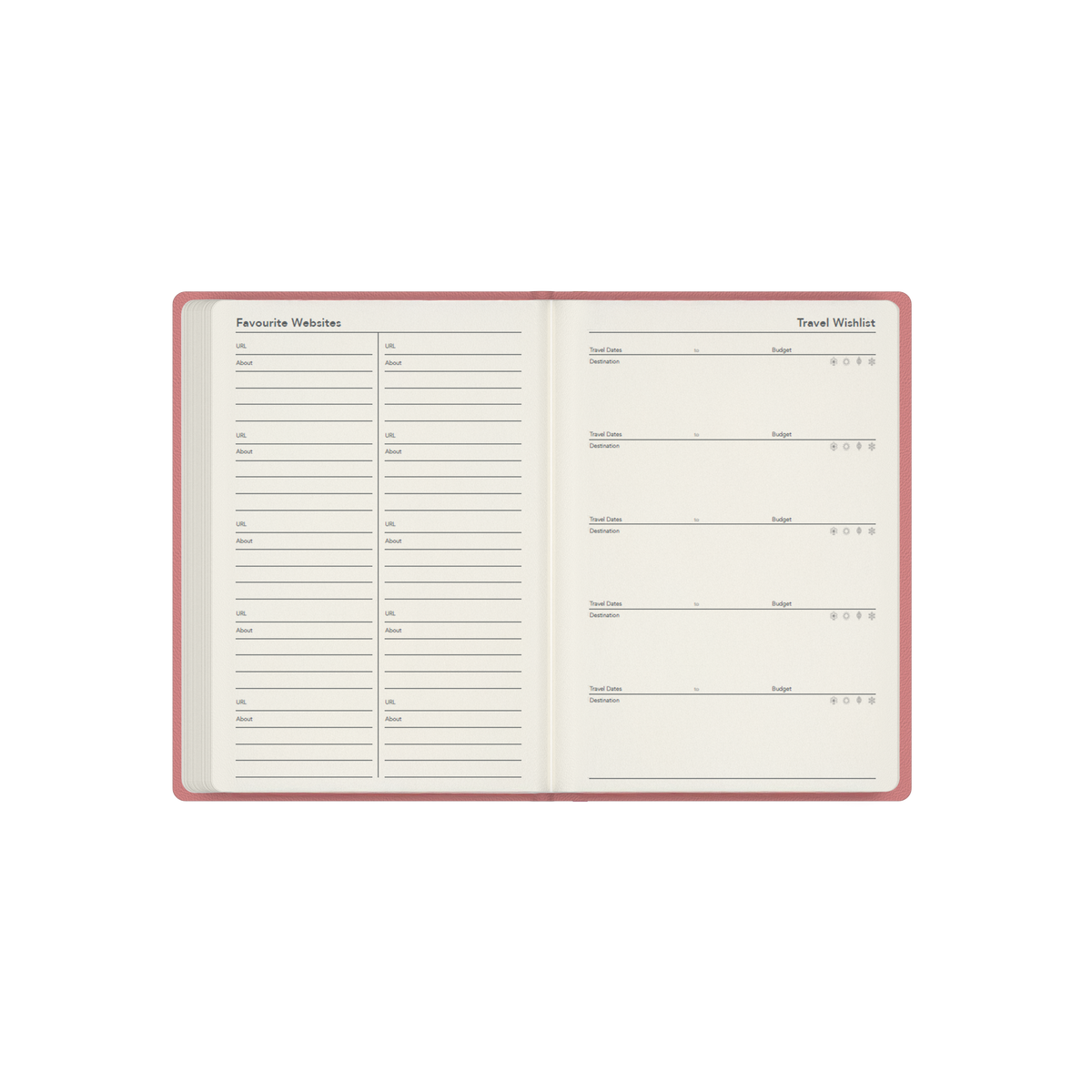 2026-2027 Mid Year Planner - 13 Month A6 Week-to-View Diary (August 2026 to September 2027) - Hard Cover - Collins Debden Legacy Range