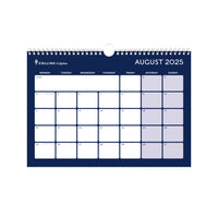 Colplan - A4 Monthly Calendar Mid/Academic Year Memo Wall Planner 2025-2026