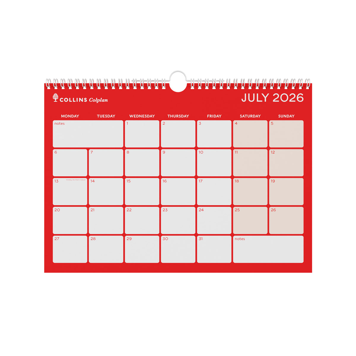 2026-2027 - Mid / Academic Year A4 Memo Calendar - Collins Debden Colplan Range