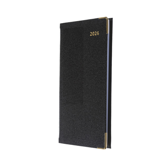 Business Pockets - Slim Week-To-View Diary with Notes- 2026 Calendar Year Planner