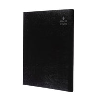 2027 Calendar Year Planner - 12 Month A4 Week-to-View Diary in Black - Collins Debden Leadership Range (CP6740.99-27)