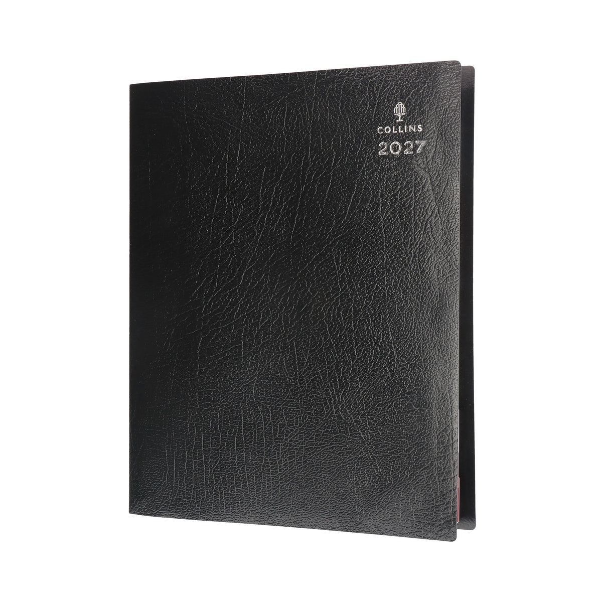 2027 Calendar Year Planner - 12 Month A5 Day-to-Page Diary in Black - Collins Debden Leadership Range (CP6744.99-27)