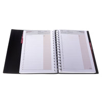 2027 Calendar Year Planner - 12 Month A5 Day-to-Page Diary in Black - Collins Debden Leadership Range (CP6744.99-27)