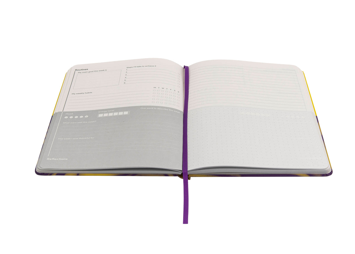 Head & Heart A5 Self Care Routines & Reflections Wellness Journal