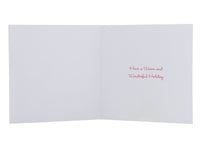 Collins Christmas Cards - Winter Scene with 3D Snow Effect Cover Design - 10 Pack Festive Greeting Cards