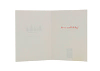 Collins Christmas Cards - Golden Tree Design - 10 Pack Festive Greeting Cards