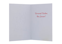 Collins Christmas Cards - Snowflake on Blue Design - 10 Pack Festive Greeting Cards